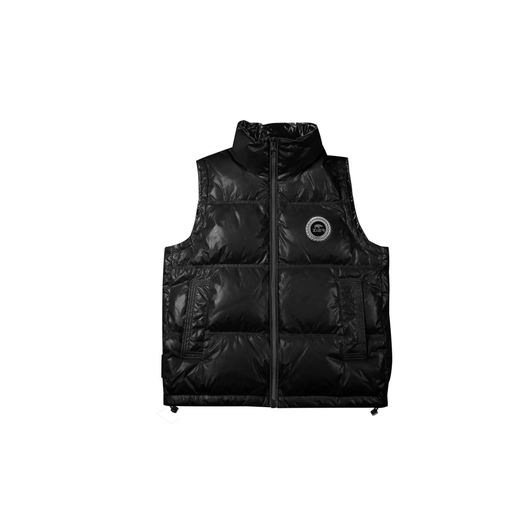 Wholesale New Winter Customized High Quality Waterproof Nylon Down Puffer Vest for Men