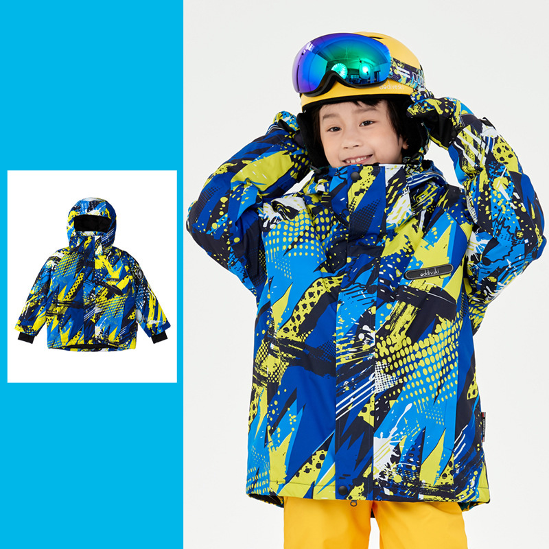 Kids Ski Clothing Thickened Snowproof Boys and Girls Professional Ski Jacket Jacket