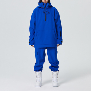Customized OEM Oversized Snowboarding Streetwear Softshell Tall Waterproof Warm Ski Snowboarding Hoodie 