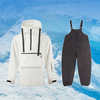 Custom Snow Suit 2 Piece Of Ski Suit Sets Waterproof Jacket With Hood And Pants Snowboarding Wear Ski Wear