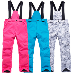 Custom Snowboard Pants For Kids Thick Ski Pants For Girls Warm Winter Outdoor Skiing Kids Ski Pants