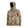 Custom Windproof and Waterproof Soft Shell Jacket Plus Fleece Thick Tactical Hunting Outdoor Jacket 
