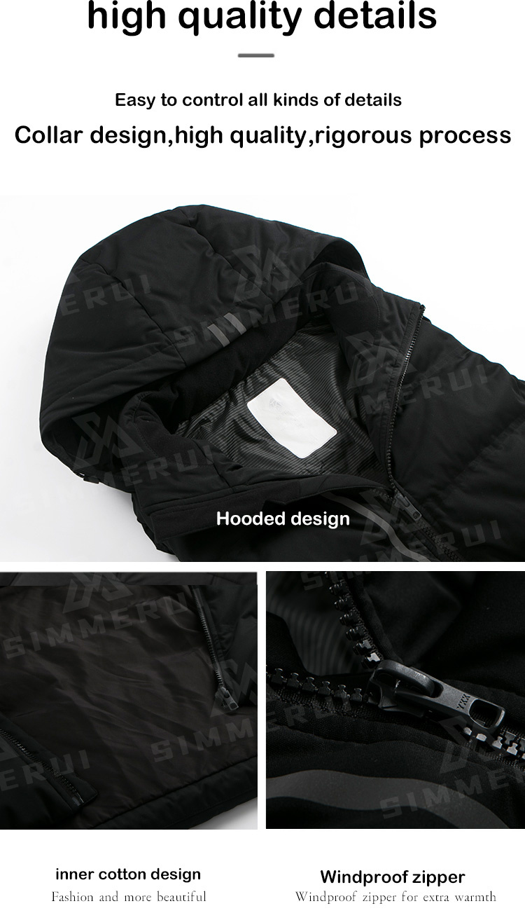 Custom Logo Men&prime;s Outdoor Cropped Padded Zipper Vest Winter Jacket Puffer Waistcoat