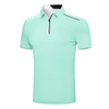 Manufacturer Golf Shirts Short Sleeves Golf Polo Shirt Custom Men\'s 1/4 Zip Up Golf Shirts