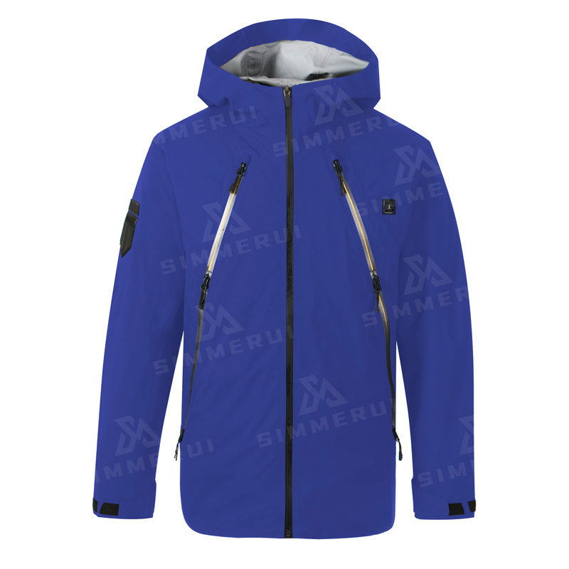 Custom 3-Layer Nylon Waterproof Plus Size Men&prime;s Jackets Hooded Fishing Wading Jacket