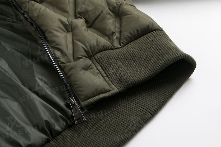 Custom Mens Winter Windproof Puffer Jacket Warm Seamless Down Jacket