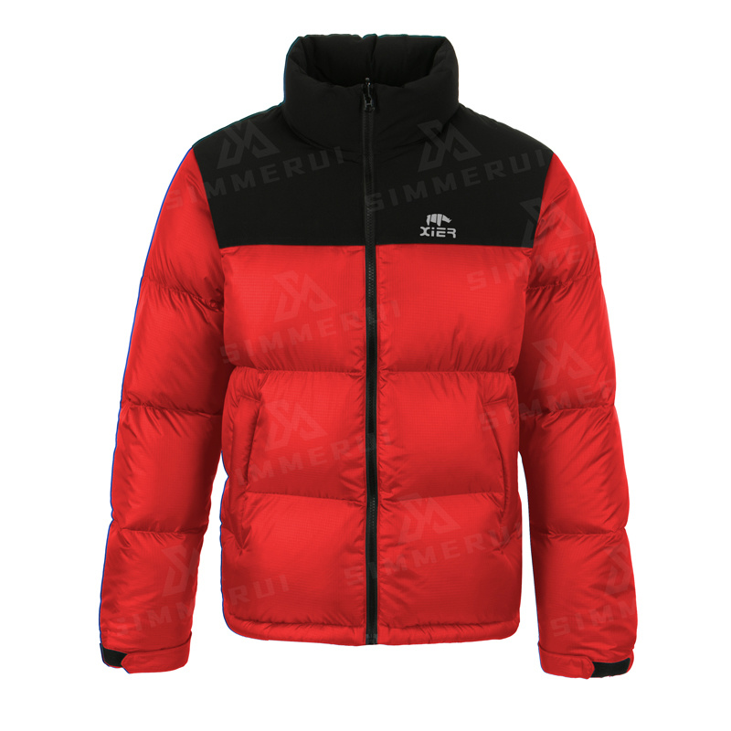 Customized Logo Quilted Men Padded Winter Puffer Coat Jacket Manufacturer