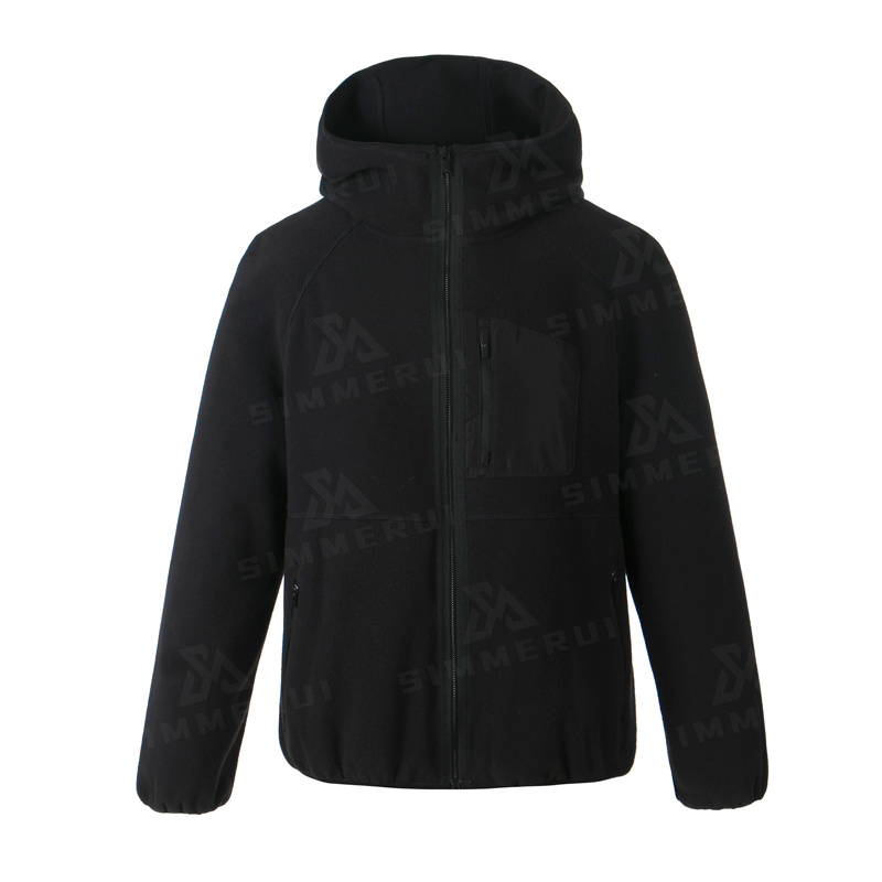 Custom Logo Jacket Men&prime;s Lightweight Warm Polar Fleece Jacket Casual Jacket for Men