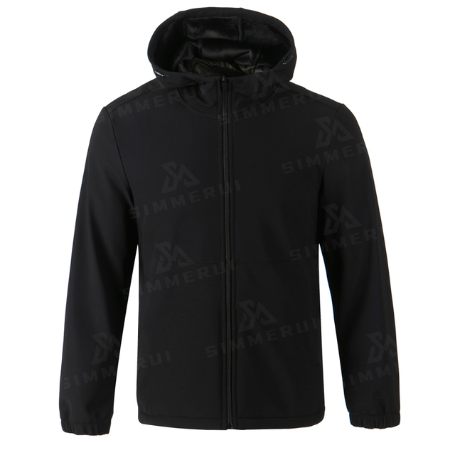 Custom Soft Shell Jacket Windproof Waterproof hooded zipper jacket winter windbreaker