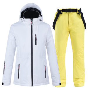 Custom Ski Suit Winter Outdoor Thermal Ski Jacket and Ski Pants Waterproof Windproof Unisex Snowboarding Suit