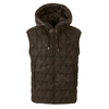 Custom Sleeveless Puffer Vest Jackets with Hood Windproof Outdoor down vest for men