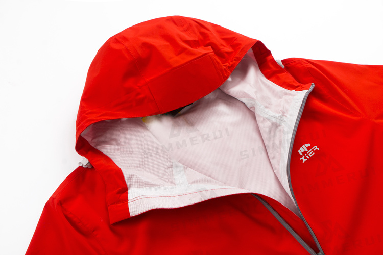 OEM Custom 2.5 Layer High Quality Men Outdoor Breathable Waterproof Windproof Windbreaker Rain Jacket with Hood