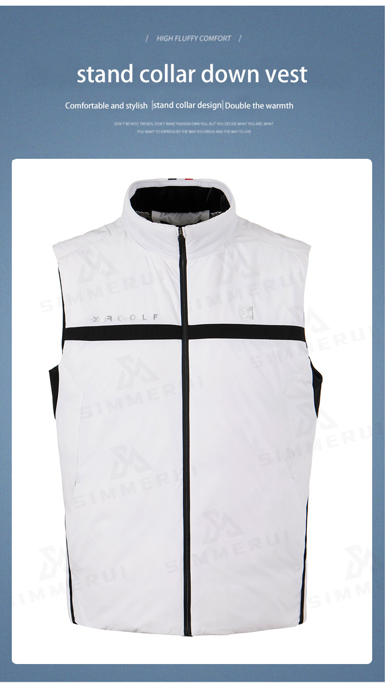 Customization Puffer Waistcoat Sleeveless Vest Jacket for Men