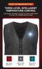 Custom Logo Vest V-Neck USB Jacket Heated Coat Men Outdoor Heated Vest Warm Clothes for women